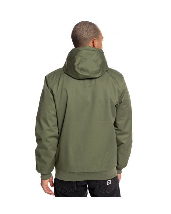Dc Ellis Water Resistant Hooded Jacket - Fatigue Green