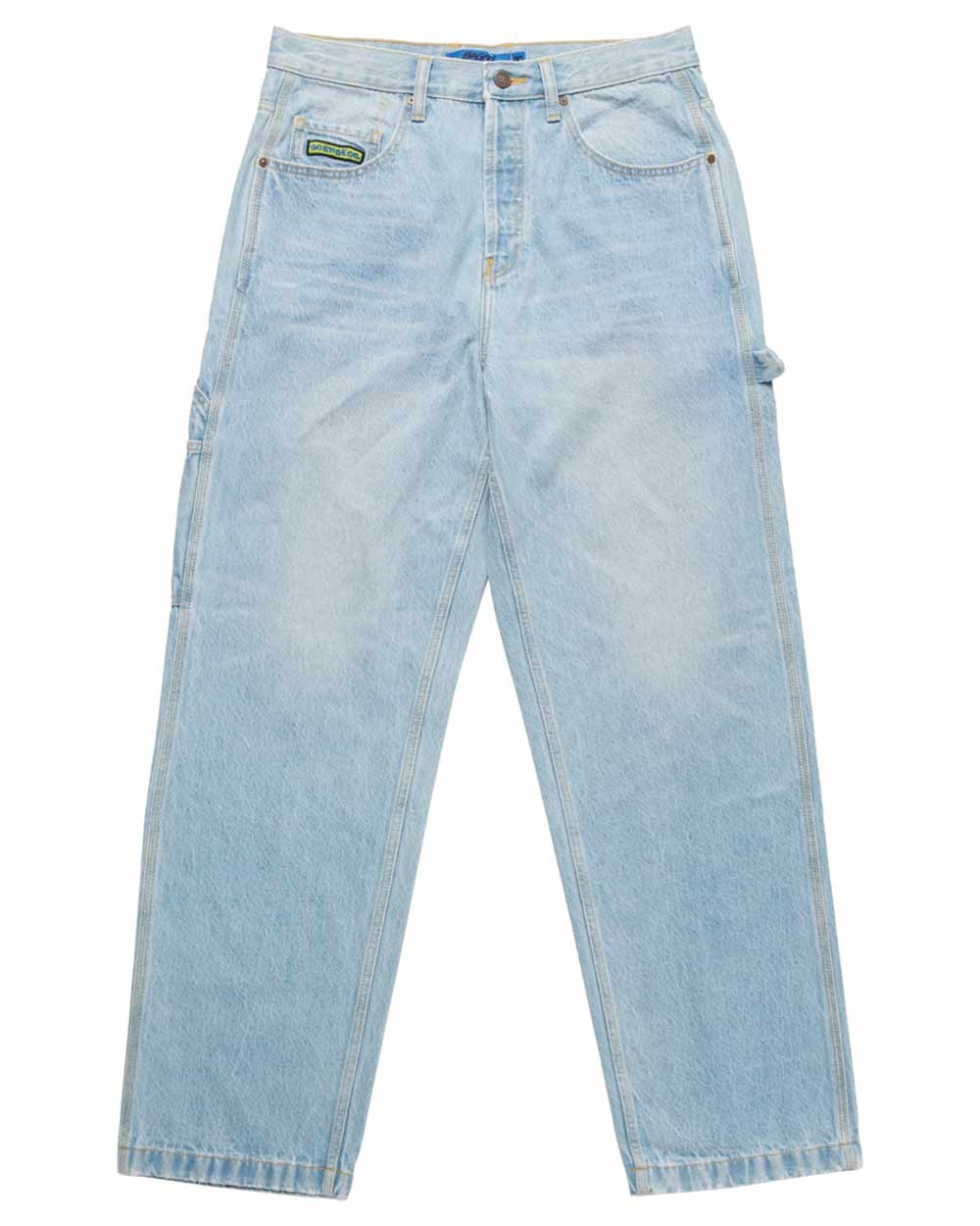 Dc Worker Baggy Carpenter Jeans Indigo Light Bottom Sizes 38