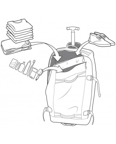 Burton Multipath Checked Travel Bag 90L 